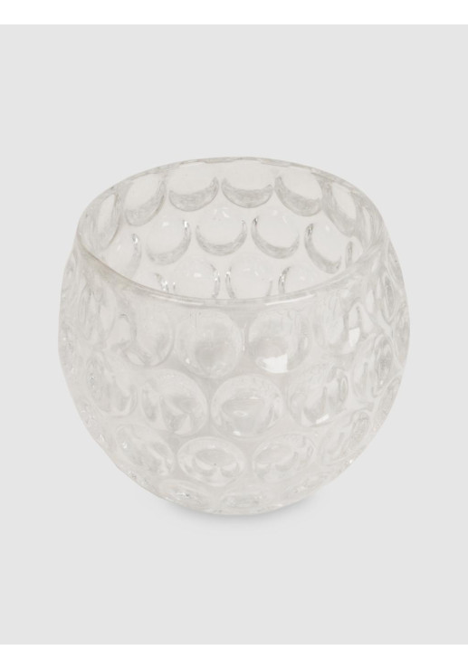 Porta Velas Vidrio Gotas Alto