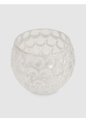 Porta Velas Vidrio Gotas Alto