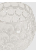 Porta Velas Vidrio Gotas Alto