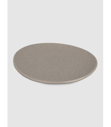 Plato Hondo Oval Granite 22x19x5cm