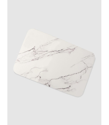 Alfombra Placa Flex Marmol Blanco