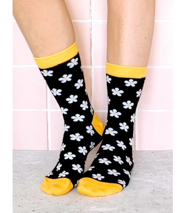 Medias Largas Spring Negra Woman