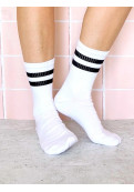 Medias Largas Woman Line Blanca