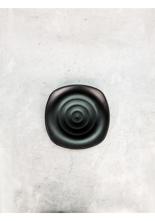Plato Fuji Cuadrado Espiral 22cm