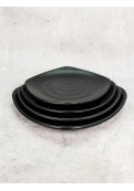 Plato Fuji Cuadrado Espiral 25cm