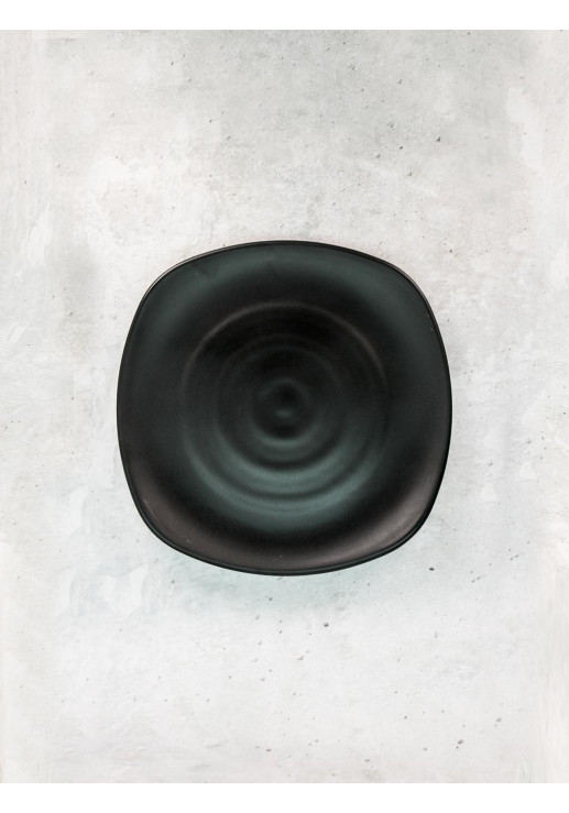 Plato Fuji Cuadrado Espiral 29cm