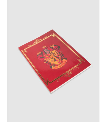 Cuaderno Gryffindor Hojas Lisas Harry Potter