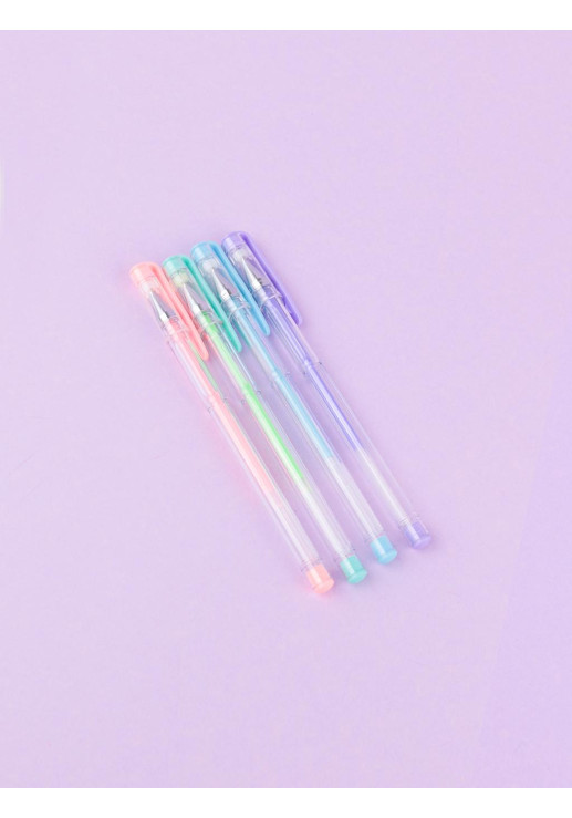 Set X 4 Boligrafo Pastel