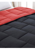 Acolchado Queen Negro Brick