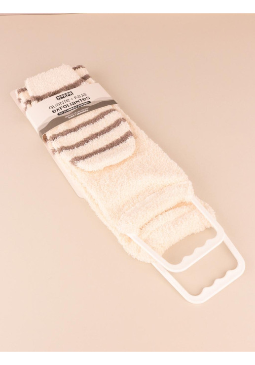 Set Exfoliante Guante Y Faja