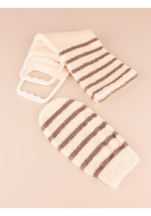 Set Exfoliante Guante Y Faja