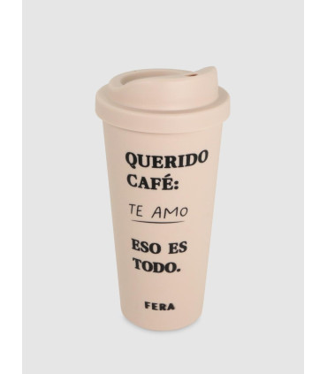 Vaso Portatil Plástico Café