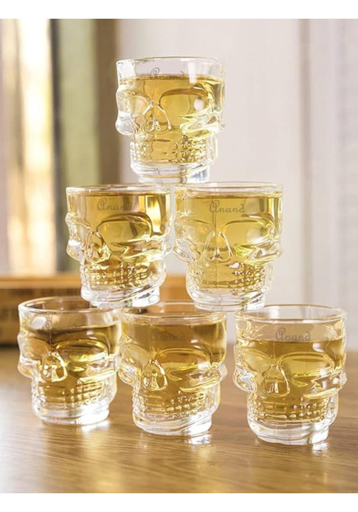 Set 6 Vasos Skull