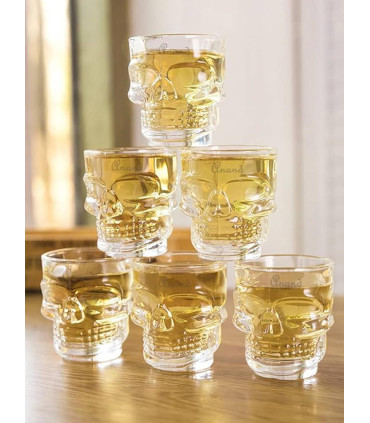 Set 6 Vasos Skull
