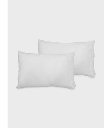 Set Fundas Blancas X 2 Almohada 50x90cm