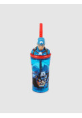 Vaso Capitán América Con Sorbete