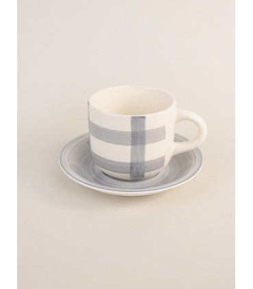 Taza C/plato Brushwork 350ml