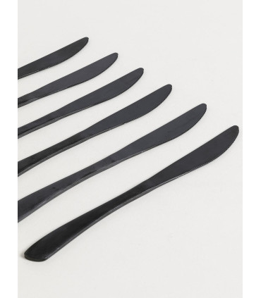 Set Cuchillos Black 22cm X 6