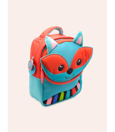 Mochila Lobo Funny Land 11 Pulgadas Espalda