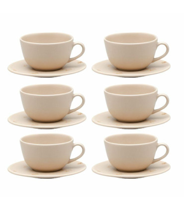Set X6 Platos Tazas De Te 200ml Afecto Oxford