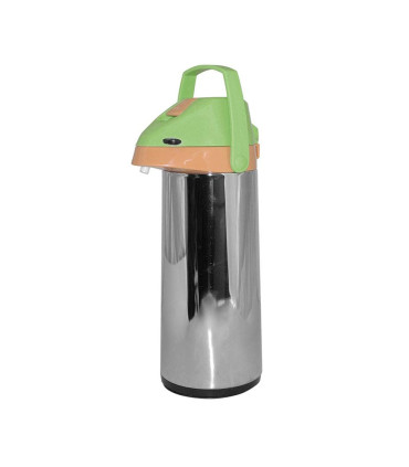 Termo Bomba 1.9 Lt Verde De Acero Inoxidable