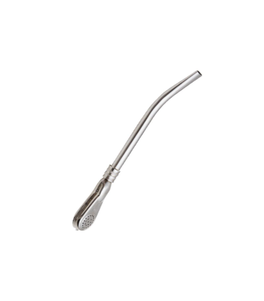 Bombilla A Rosca Niquelada 14cm