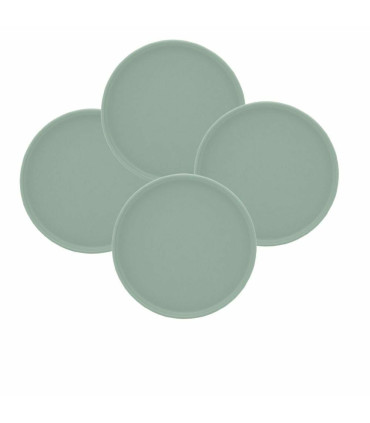 Set X4 Plato De Ensalada/postre 22 Cm Menta Oxford
