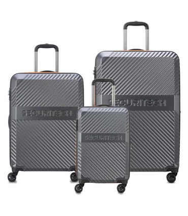 Set De 3 Valijas Expandibles Securitech Patrol By Delsey - Gris