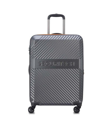 Valija Mediana Expandible 66 Cm. Securitech Patrol By Delsey - Gris