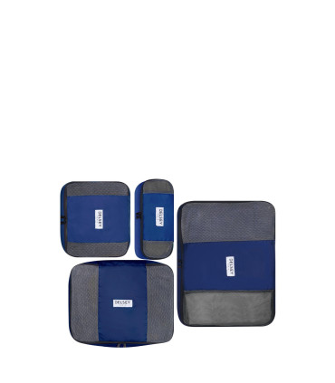 Organizador De Viaje 4 En 1 - Azul