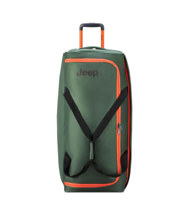 Bolso Grande Con Carro 83 Cm Jeep By Delsey 9d - Verde