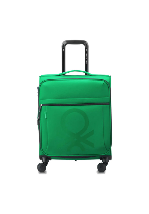 Set De 3 Valijas Expandibles Benetton Color Block By Delsey - Verde