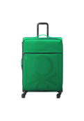 Set De 3 Valijas Expandibles Benetton Color Block By Delsey - Verde