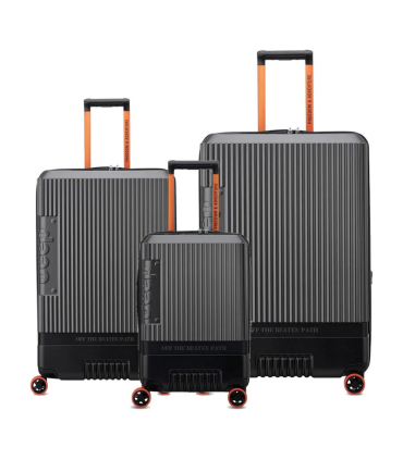 Set De 3 Valijas Expandibles Jeep By Delsey 1a - Gris Oscuro