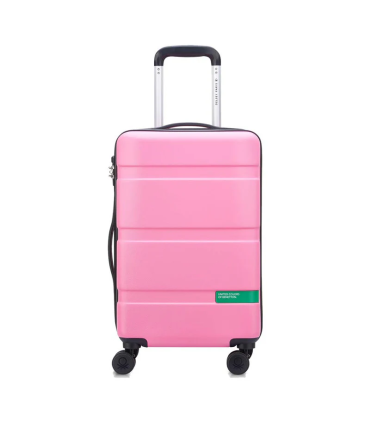 Valija De Cabina 55 Cm. Now Hardside By Benetton - Rosa