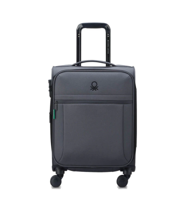 Valija De Cabina Expandible 55 Cm Benetton Be By Delsey - Gris Oscuro