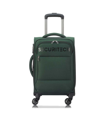 Valija De Cabina Expandible 55 Cm. Securitech Vanguard By Delsey - Verde