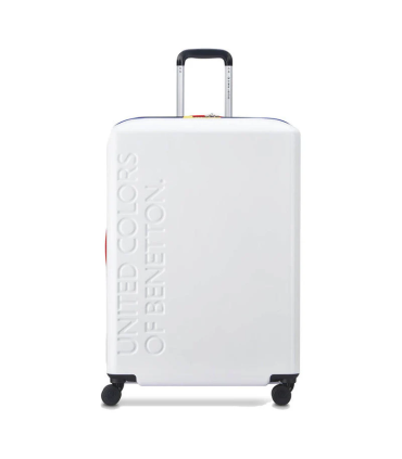 Valija Grande 75 Cm. Benetton United By Delsey - Blanco