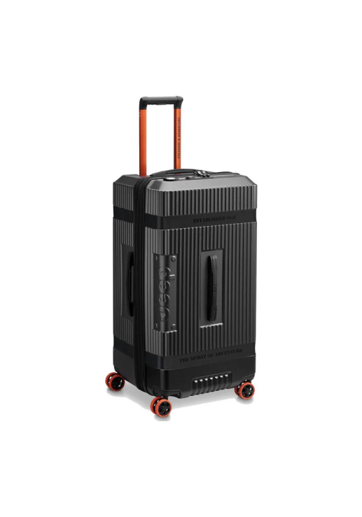 Valija Trunk Grande Expandible 80 Cm Jeep By Delsey 1a - Gris Oscuro