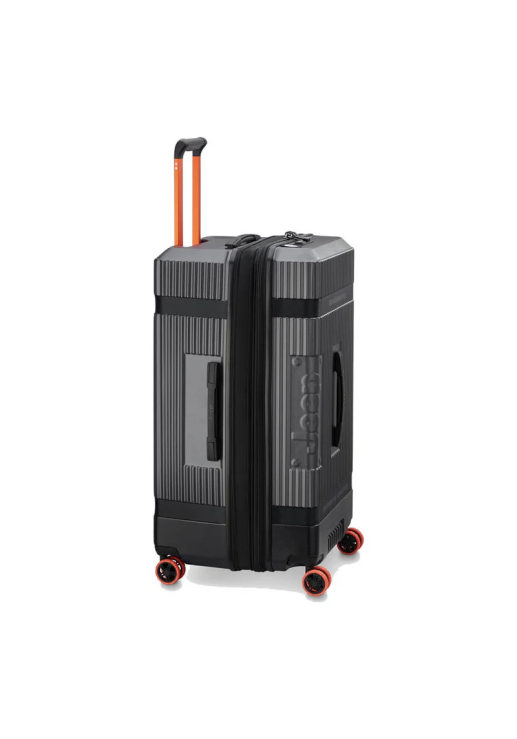Valija Trunk Grande Expandible 80 Cm Jeep By Delsey 1a - Gris Oscuro