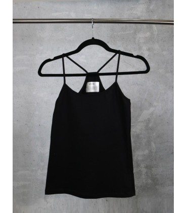 Musculosa Negra Breteles Básica