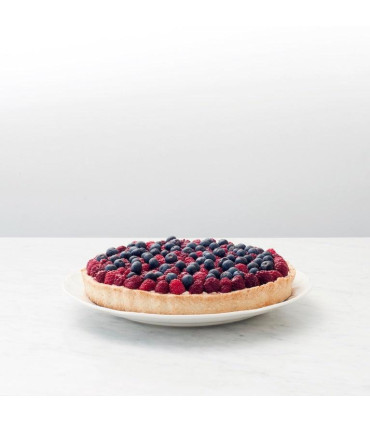 Tarta De Frambuesas Y Arándanos