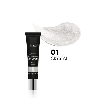 Labial Gloss Power Plumping - Tono Cristal - 14 G