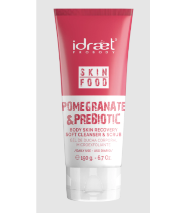 Gel Microexfoliante Corporal - Granada Y Prebiótico - 190 Gr