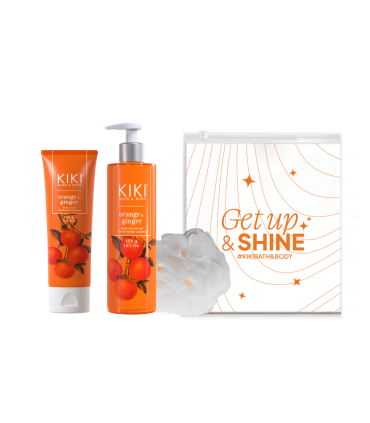 Body Splash Naranja & Jengibre + Gel De Ducha Naranja & Jengibre + Esponja De Baño Bombon + Neceser Marinero Orange De Regalo