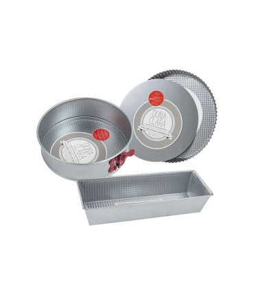 Set Moldes reposteria aluminizado Doña Clara x3