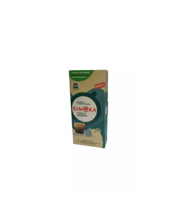 Espresso Crema Biodegradable X 10 Nespresso Compatible Gimoka