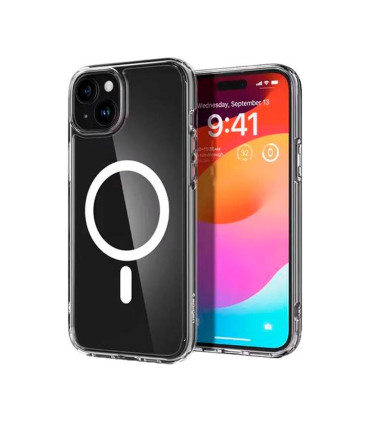 Funda Crystal Hybrid Magsafe Iphone 15