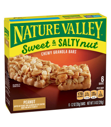 Barras De Cereal Sweet And Salty Mani Nature Valley 35 Gr. X6