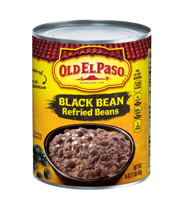Porotos Negros Fritos Old El Paso 453 Gr.